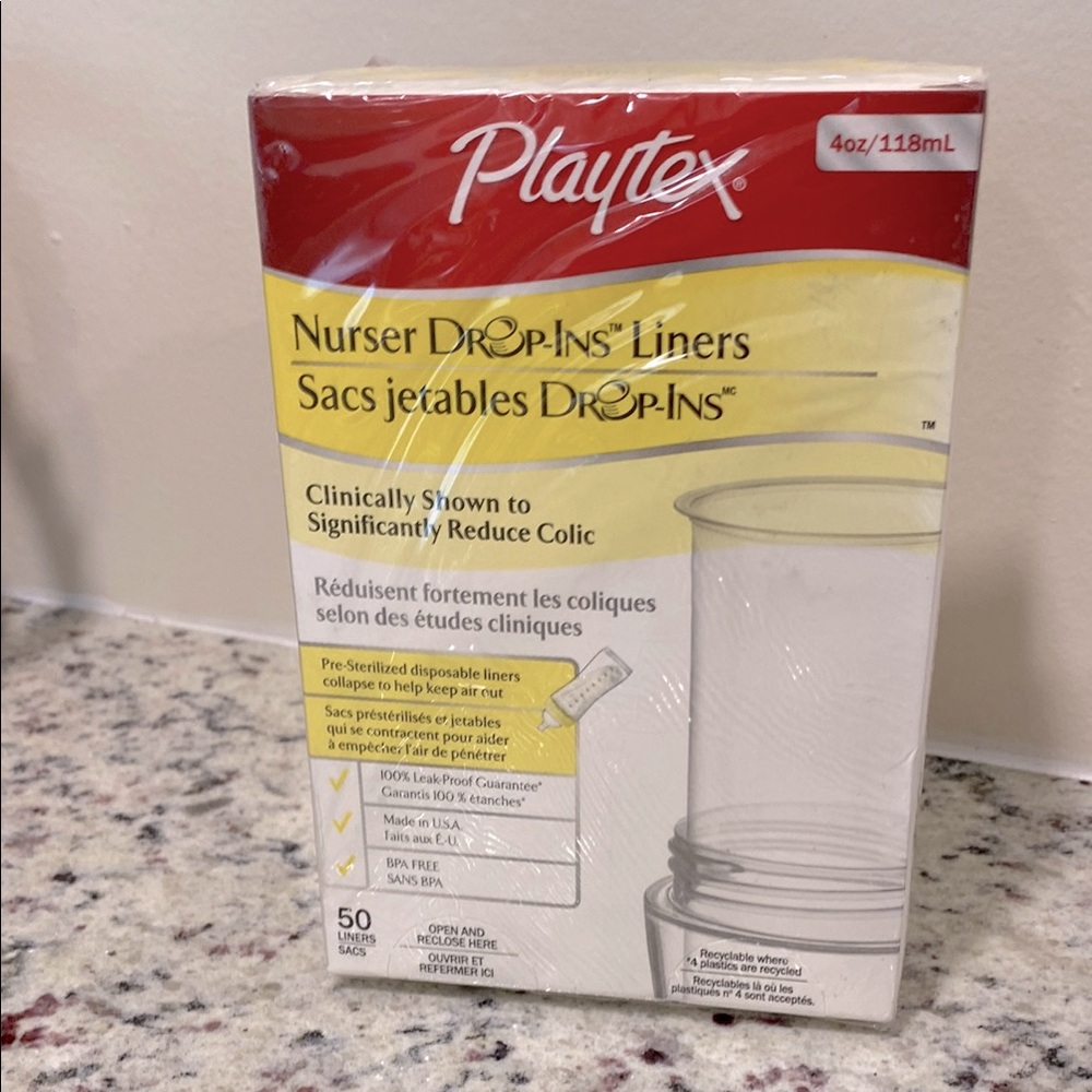 SEALED NEW Playtex Nurser Drop-Ins Liners 50 count